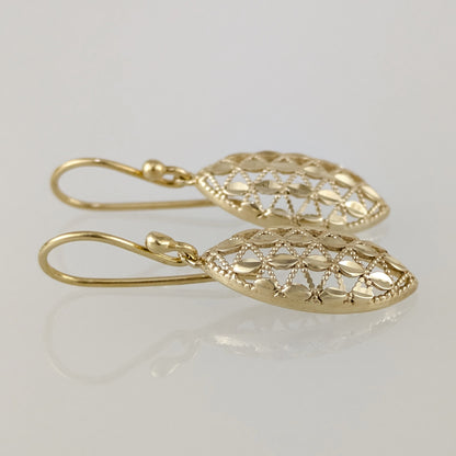 Marquise Openwork Drop Earrings