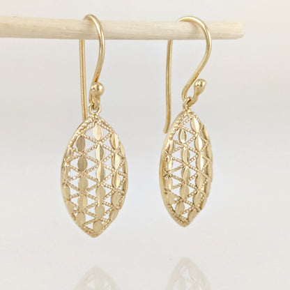 Marquise Openwork Drop Earrings