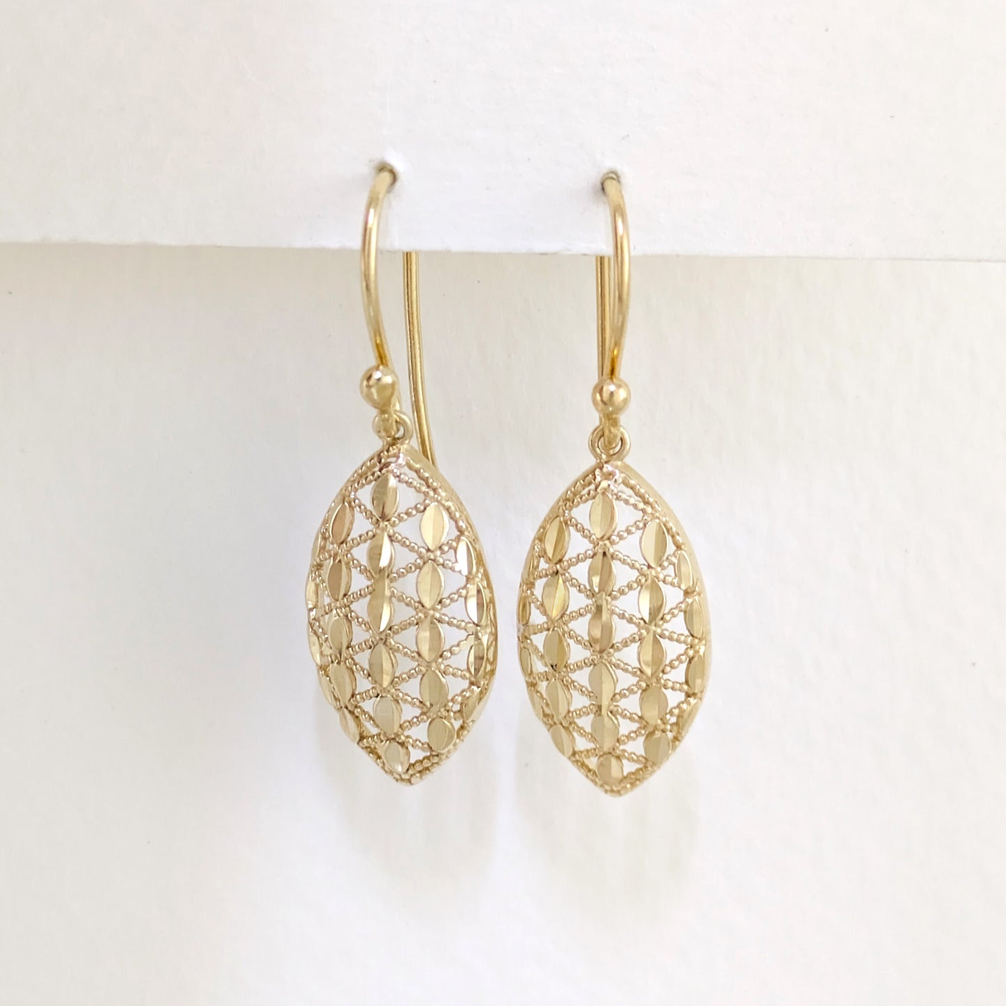 Marquise Openwork Drop Earrings