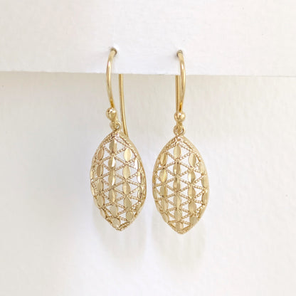 Marquise Openwork Drop Earrings