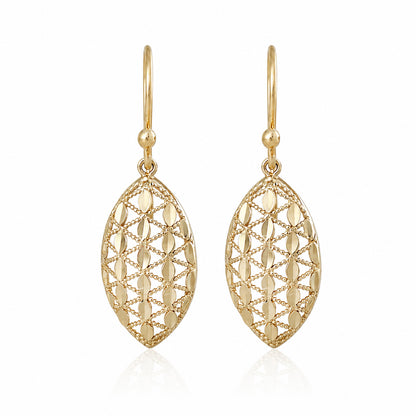 Marquise Openwork Drop Earrings