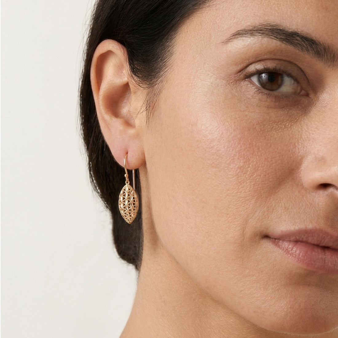 Marquise Openwork Drop Earrings