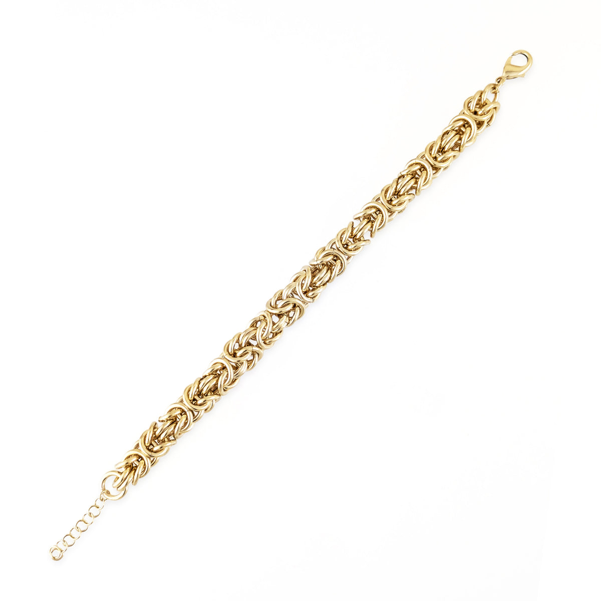 Byzantine Link Bracelet – Bold Interwoven Chain Design