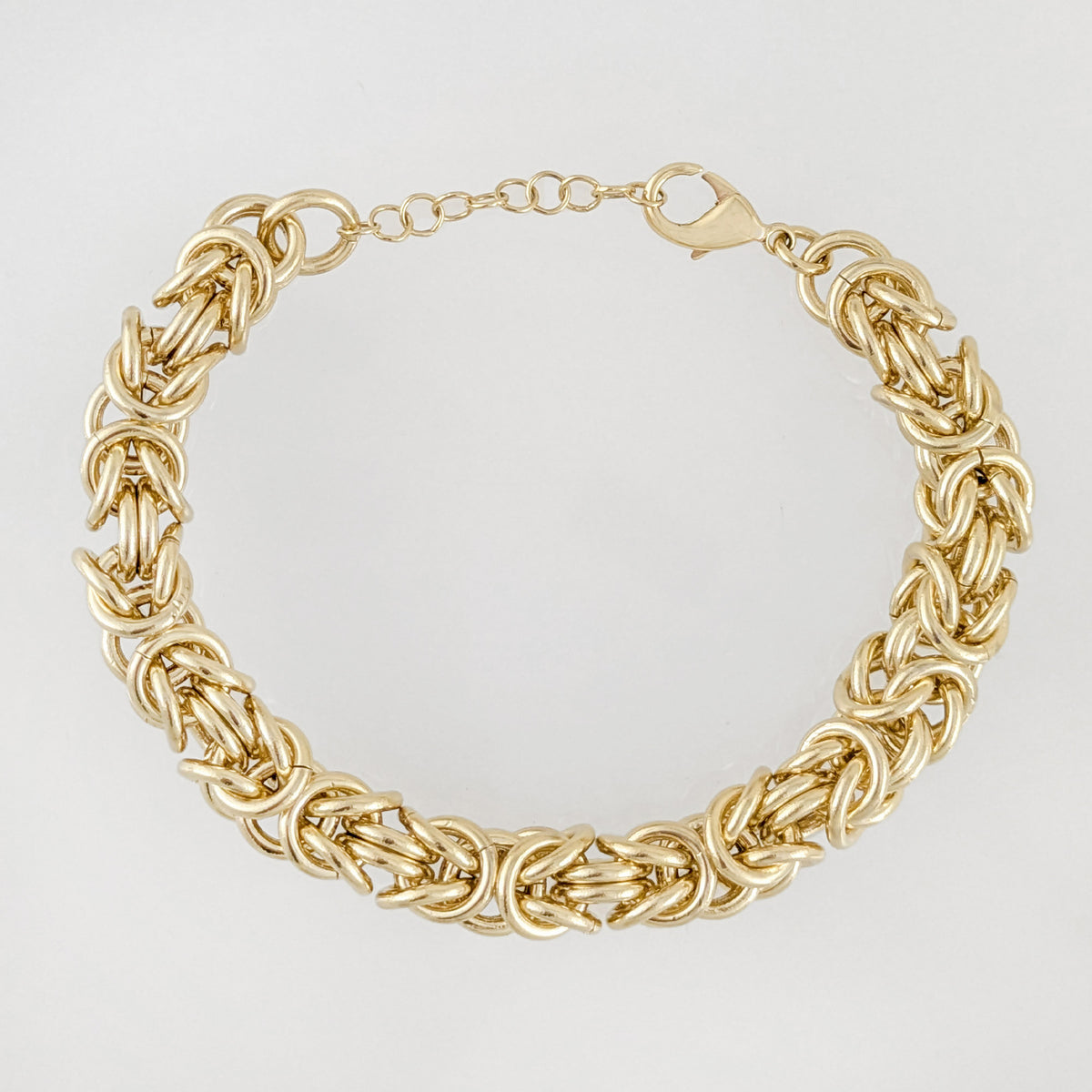 Byzantine Link Bracelet – Bold Interwoven Chain Design