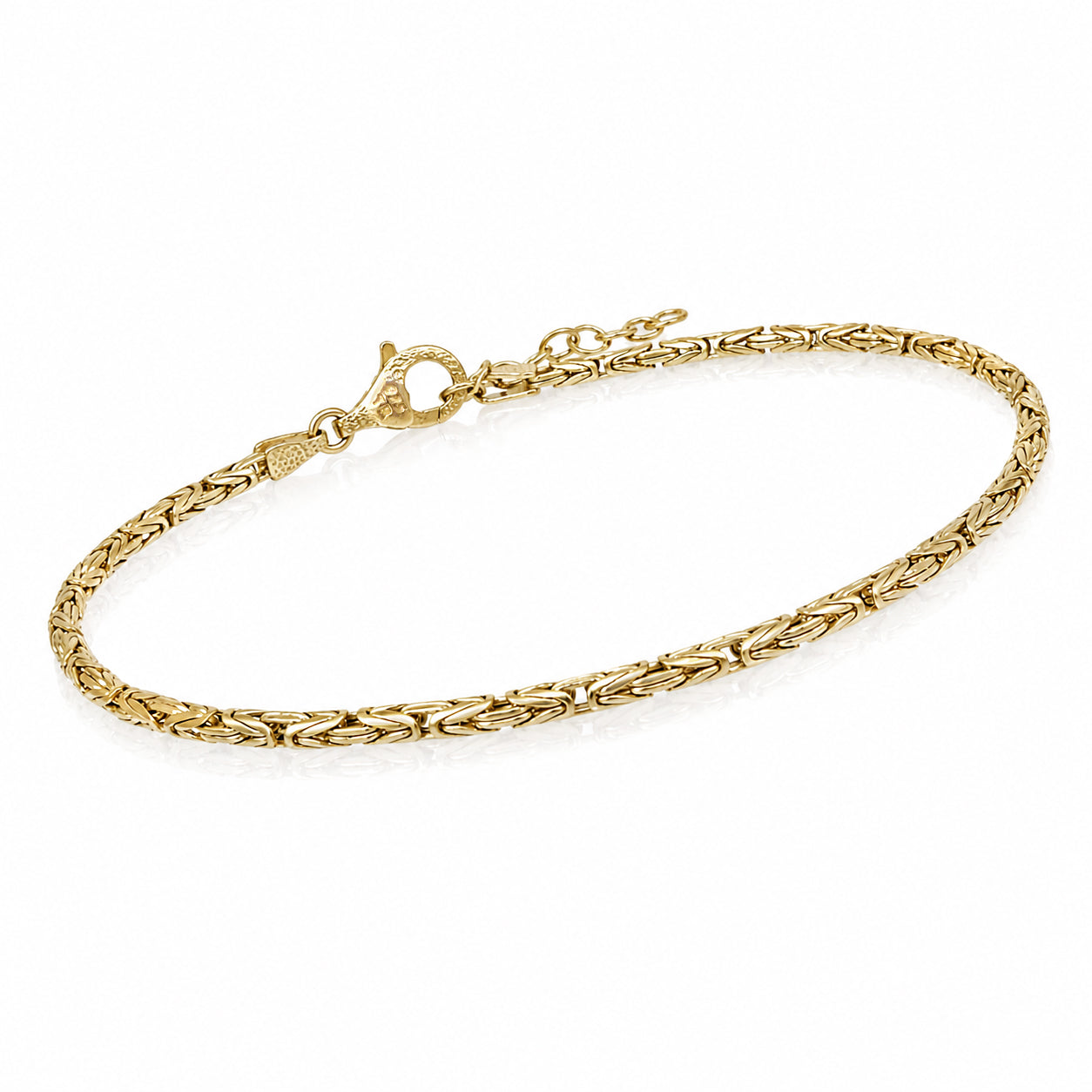 Classic Gold Byzantine Anklet for Everyday Wear