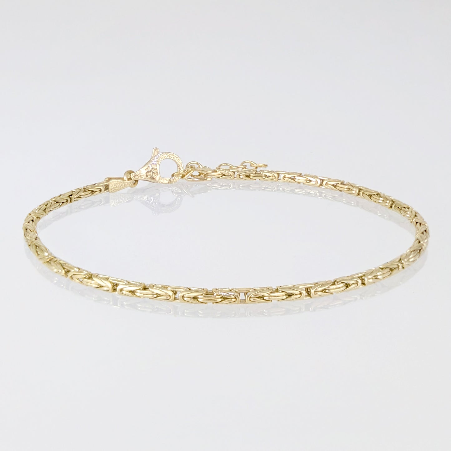 Classic Gold Byzantine Anklet for Everyday Wear