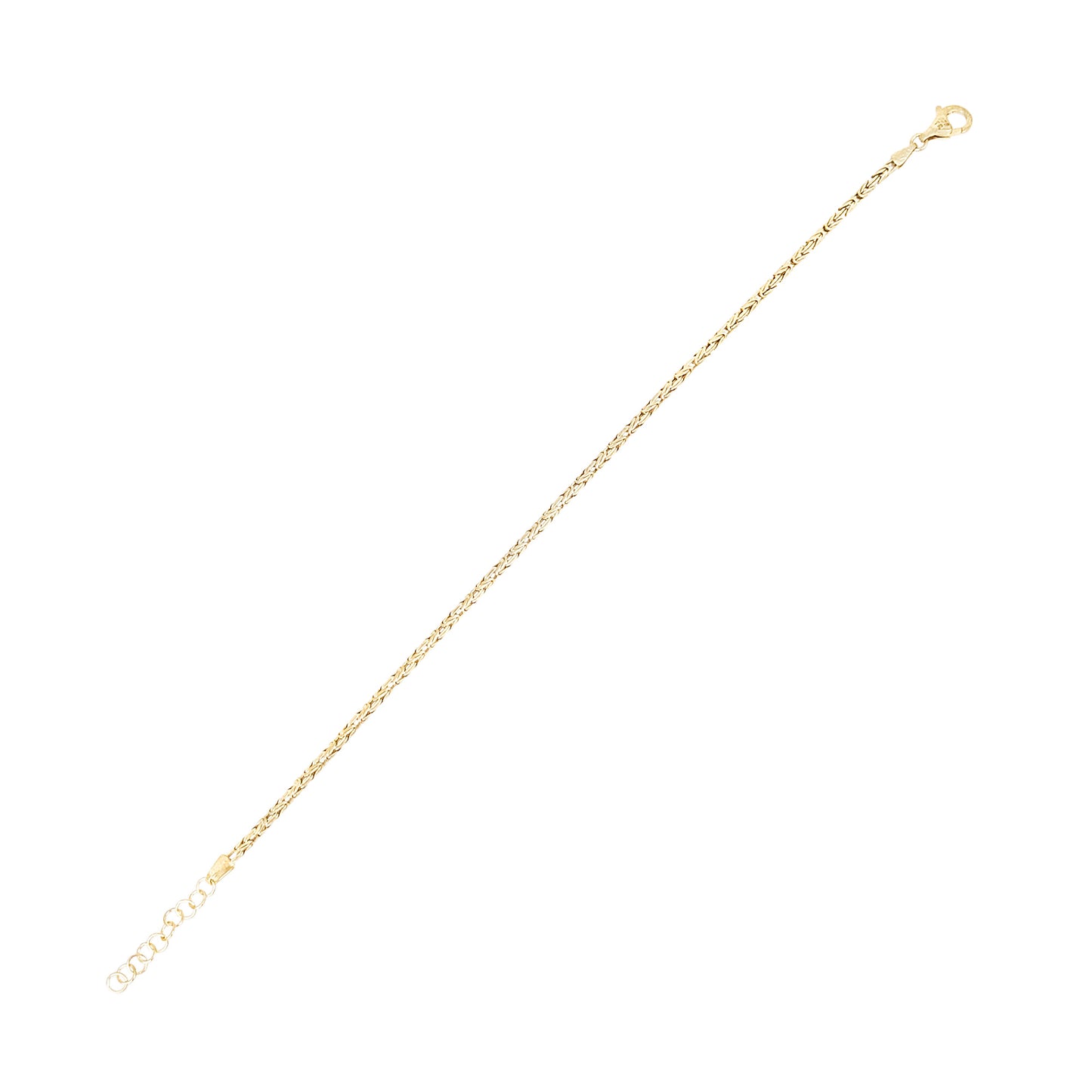 Classic Gold Byzantine Anklet for Everyday Wear