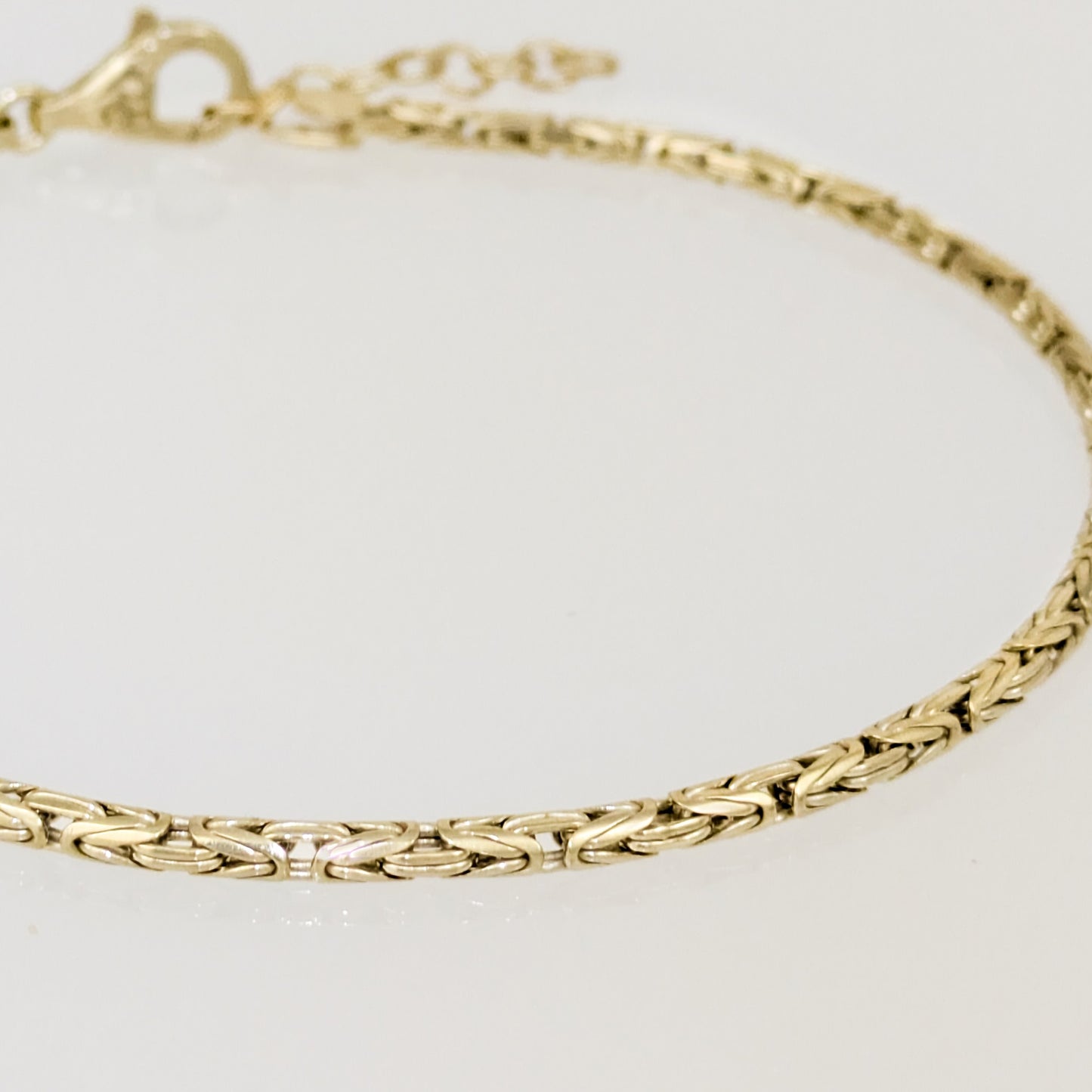 Classic Gold Byzantine Anklet for Everyday Wear