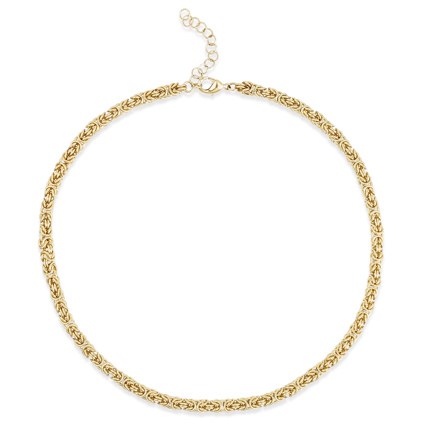 Timeless Classic Byzantine Necklace Lobster Claw Clasp - 5.5mm Gauge