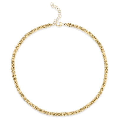 Timeless Classic Byzantine Necklace Lobster Claw Clasp - 5.5mm Gauge
