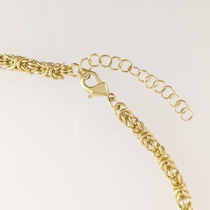 Timeless Classic Byzantine Necklace Lobster Claw Clasp - 5.5mm Gauge