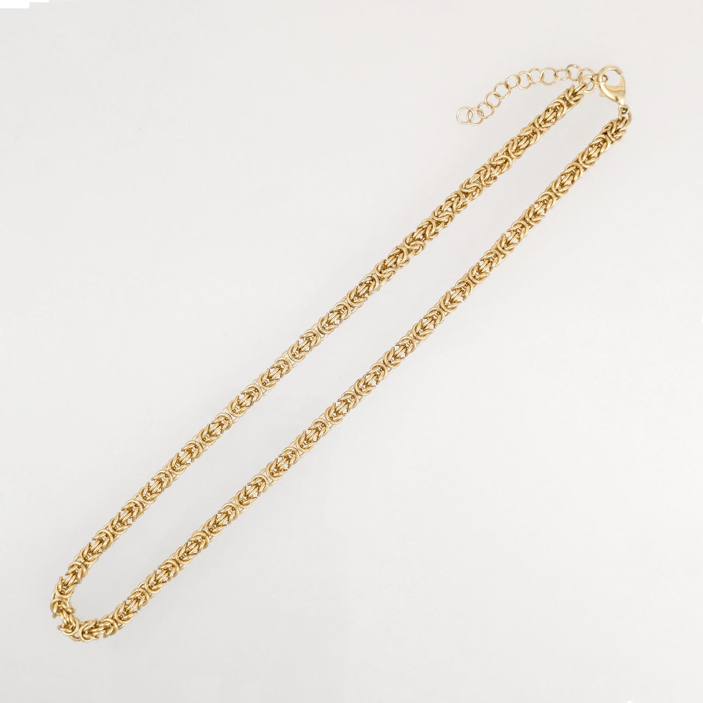 Timeless Classic Byzantine Necklace Lobster Claw Clasp - 5.5mm Gauge
