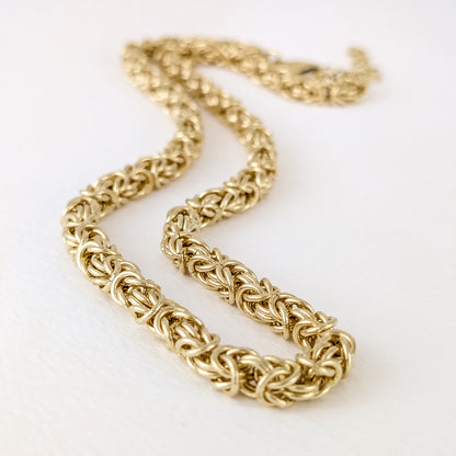 Timeless Classic Byzantine Necklace Lobster Claw Clasp - 5.5mm Gauge