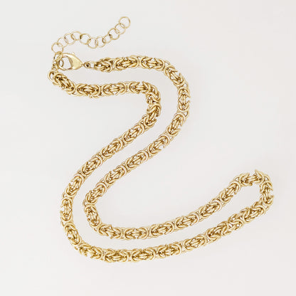 Timeless Classic Byzantine Necklace Lobster Claw Clasp - 5.5mm Gauge