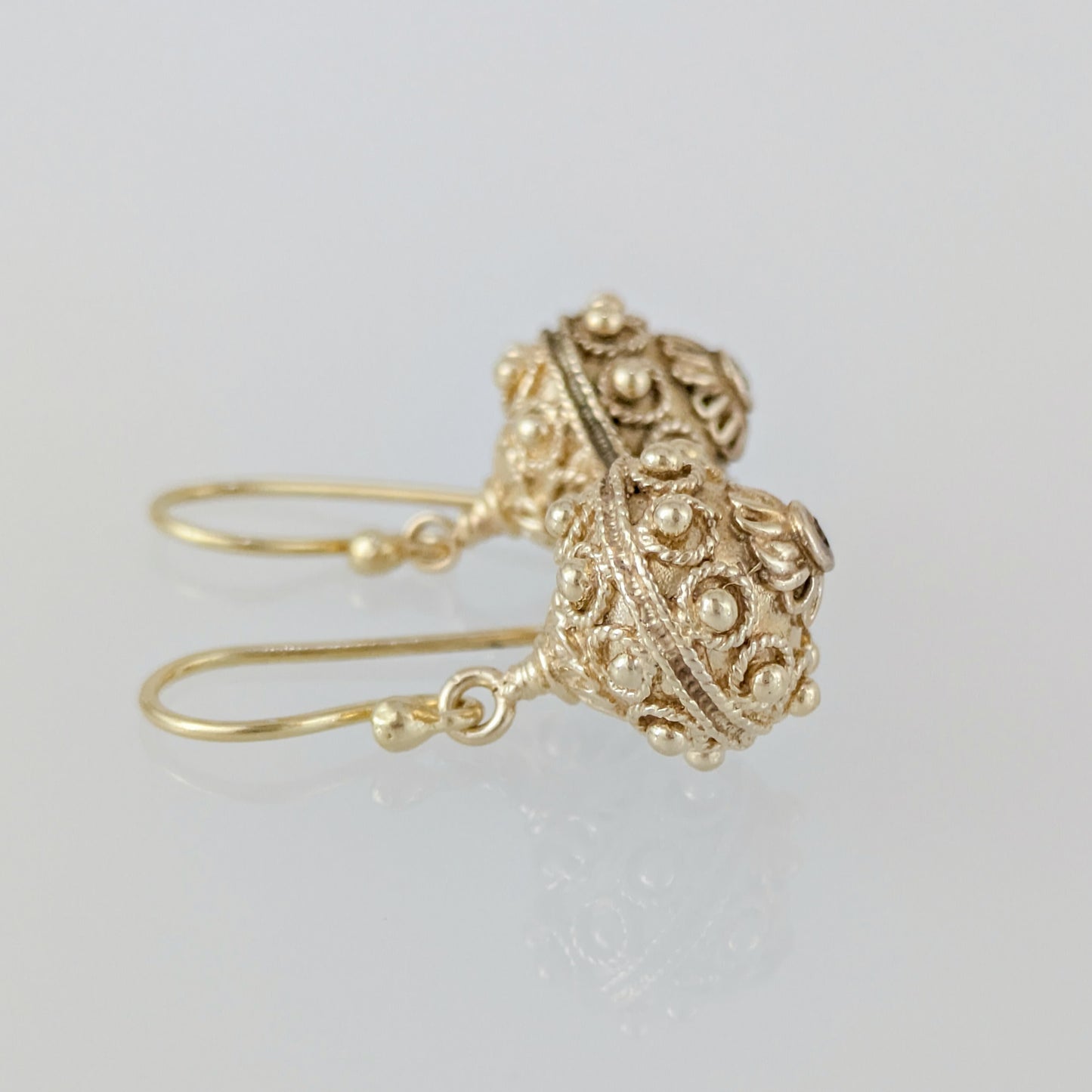 Ornate Bead Drop Earrings