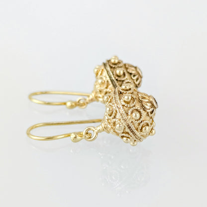 Ornate Bead Drop Earrings