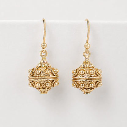 Ornate Bead Drop Earrings