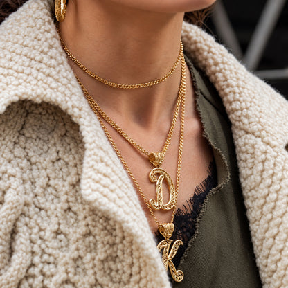 "Love Link" Chain Necklace - 36in
