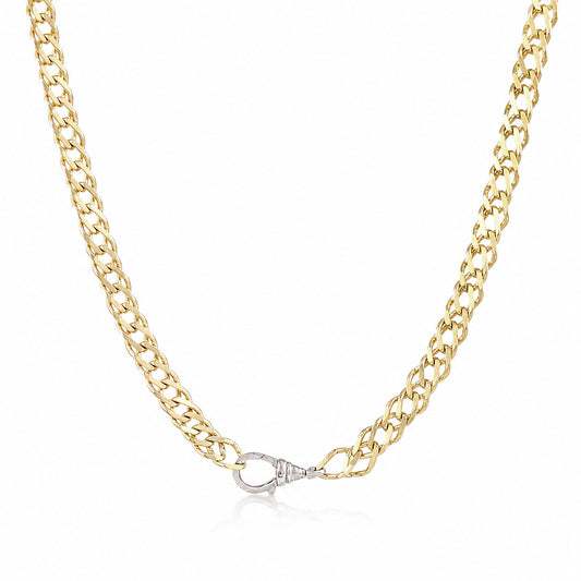 Byzantine Chain Necklace Adjustable Layering Chain