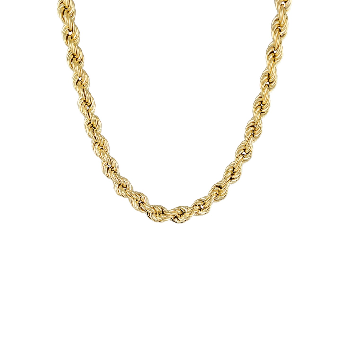 Bold Rope Chain Necklace - 10mm gauge