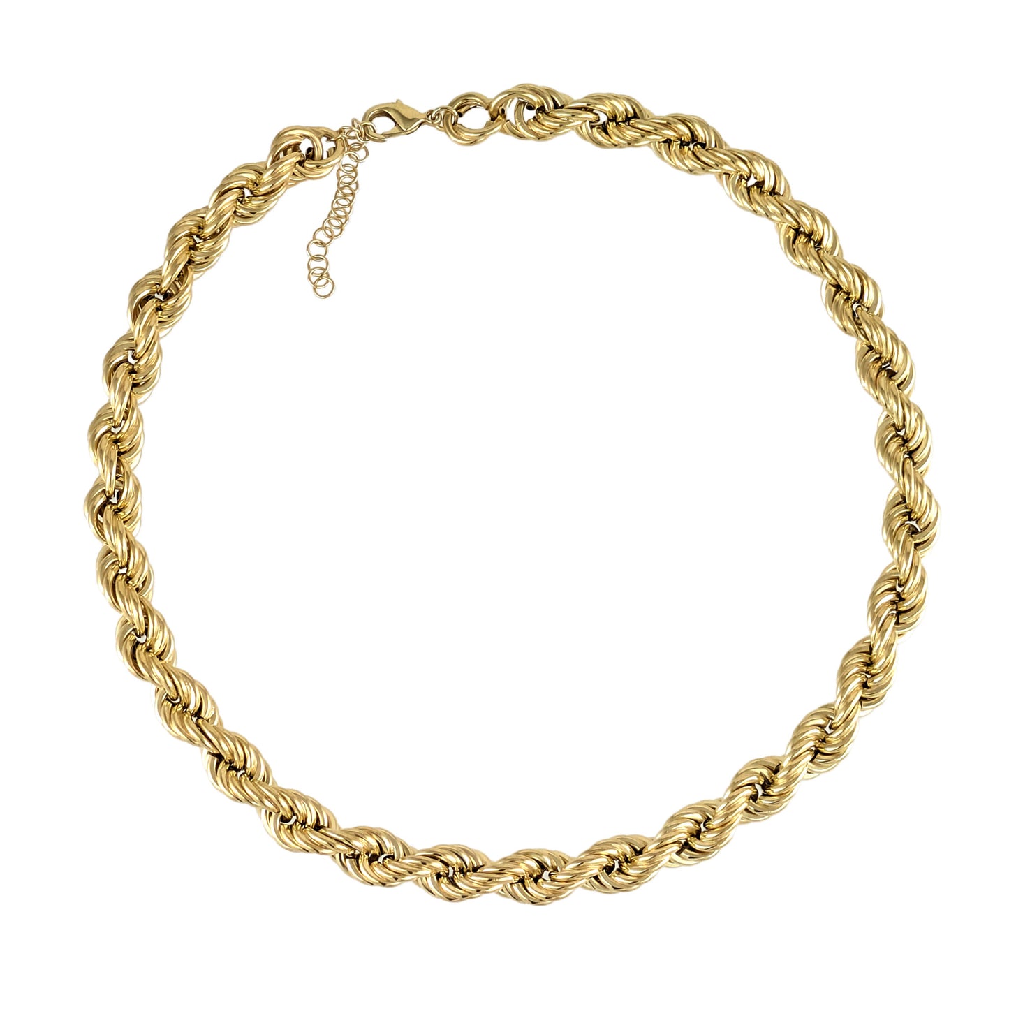 Bold Rope Chain Necklace - 10mm gauge
