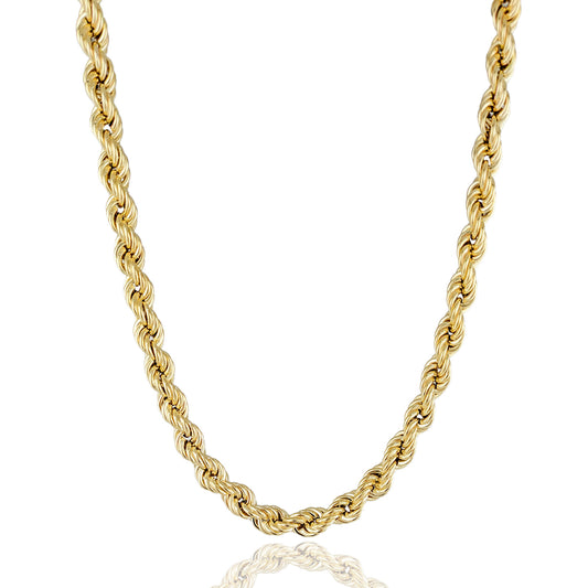 Bold Rope Chain Necklace - 10mm gauge