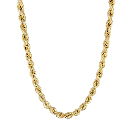 Bold Rope Chain Necklace - 10mm gauge