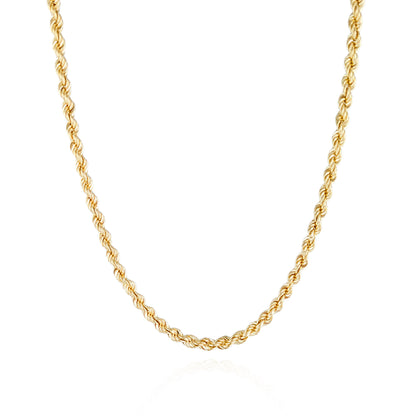 Rope Chain Necklace 4mm Bold Adjustable Chain