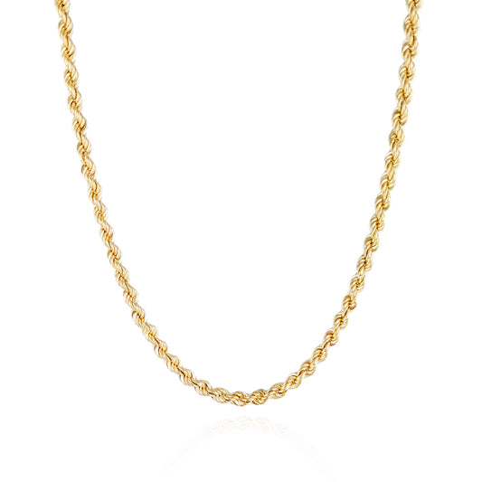 Rope Chain Necklace 4mm Bold Adjustable Chain