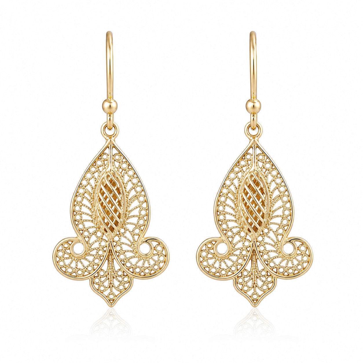 Fleur-de-Lis Dangle Earrings