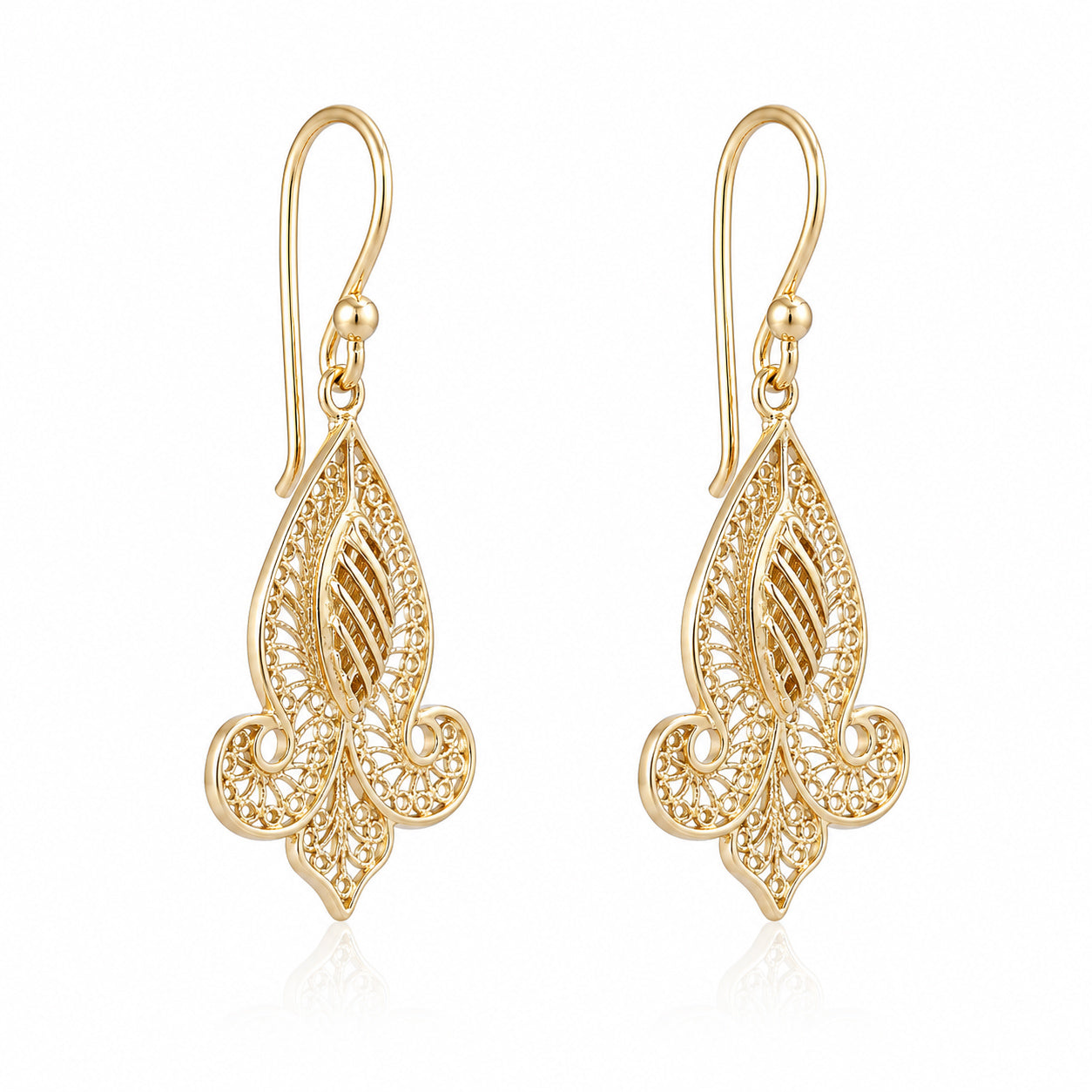 Fleur-de-Lis Dangle Earrings