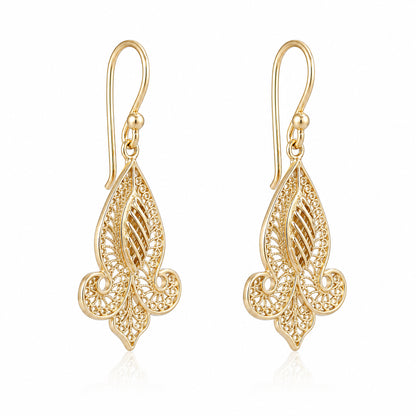 Fleur-de-Lis Dangle Earrings