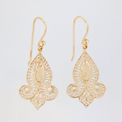 Fleur-de-Lis Dangle Earrings