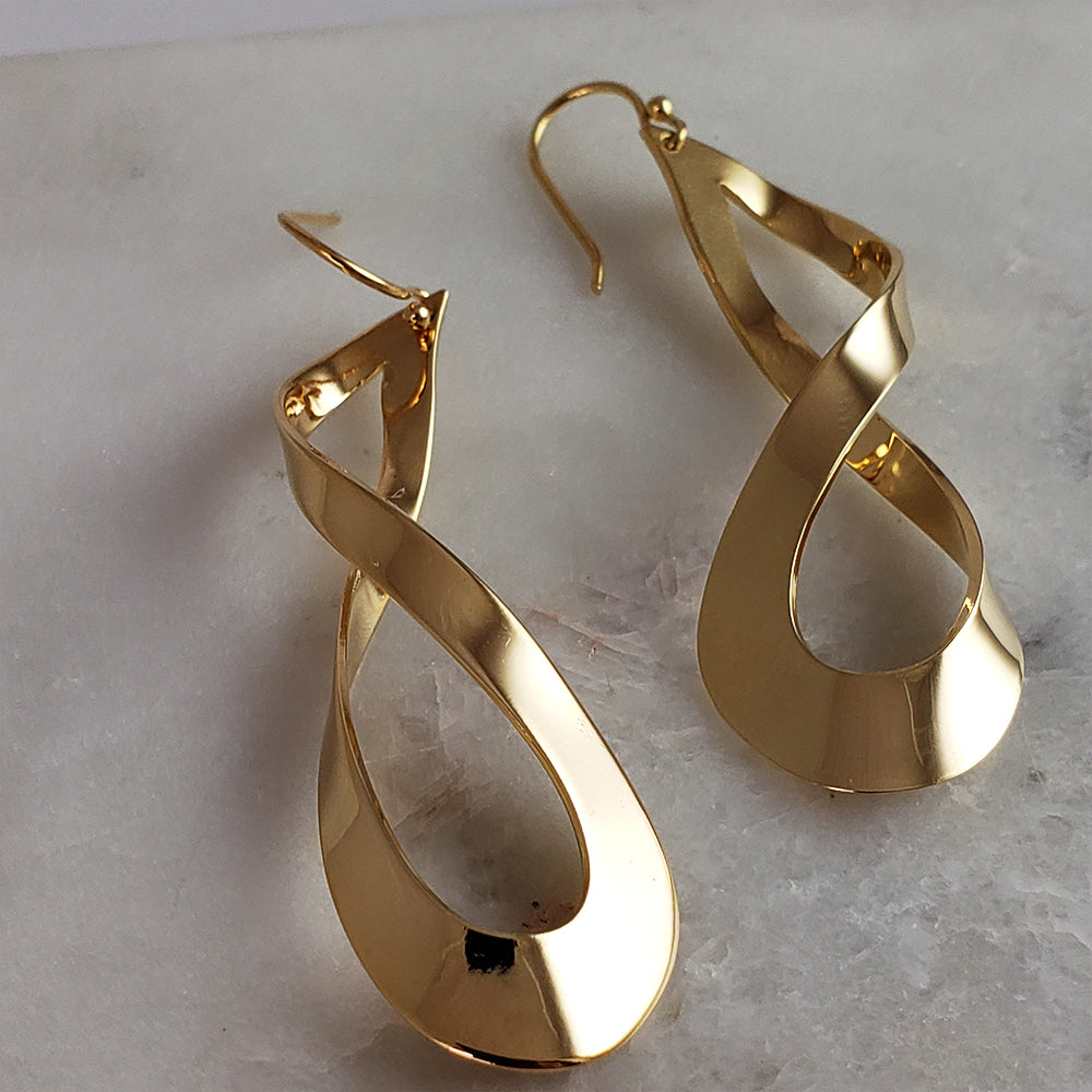 Elegant Infinity Dangle Earrings