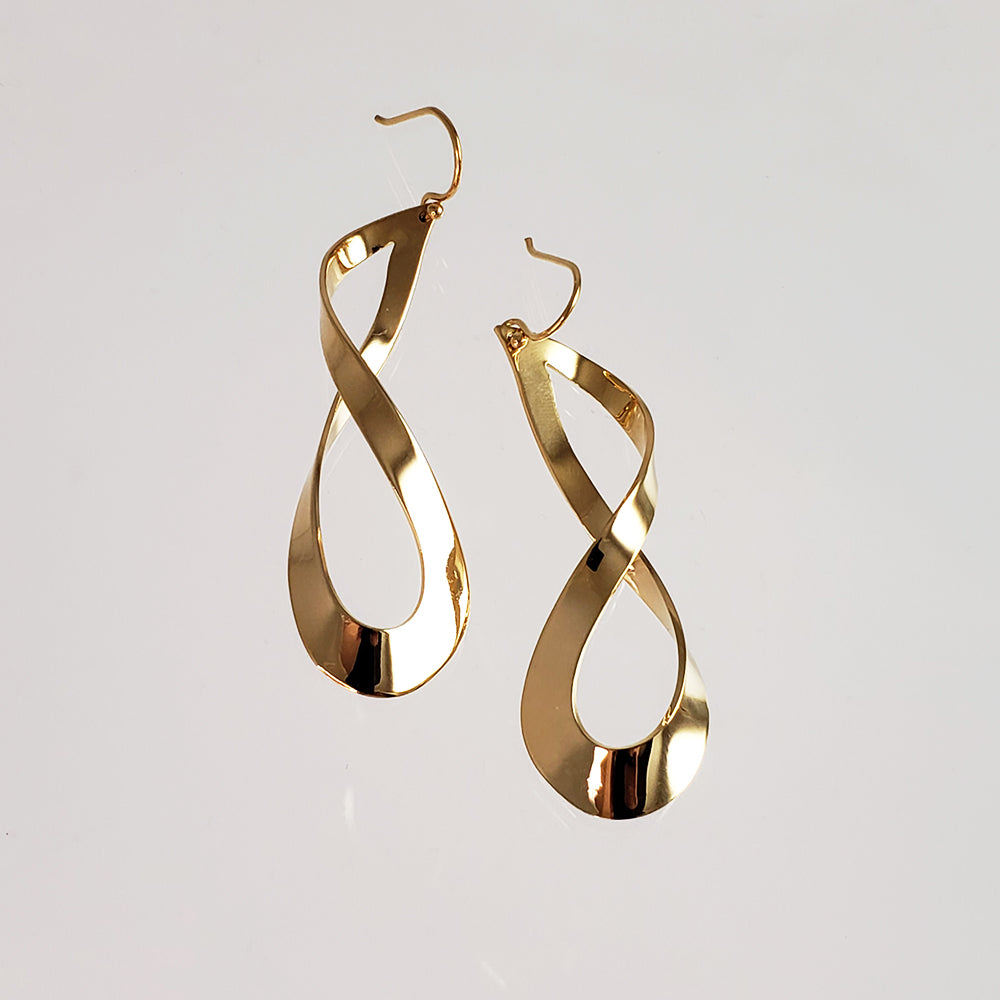 Elegant Infinity Dangle Earrings