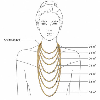 Bold Rope ChainStatement Necklace  8mm gauge Adjustable