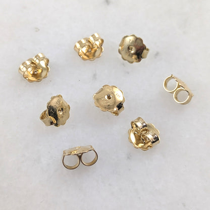 Oversized Earring Backings for Studs – 8mm Secure Sterling Silver