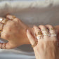 Interlocked Gold Ring - 10k,14k,18k