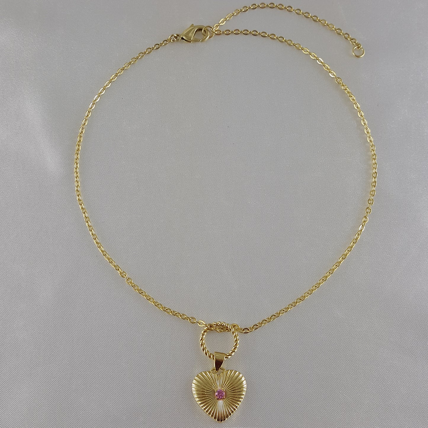 Cute Princess Movie-Inspired 18K Gold Necklace