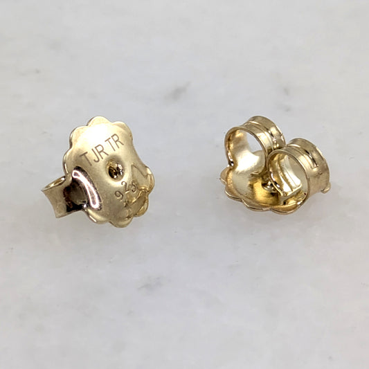 Oversized Earring Backings for Studs – 8mm Secure Sterling Silver