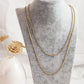 Pretty Cable Chain, Regular Chainmail, Layering, Necklace Stackable, Gold, Extender Chain, Cable Necklace - 18 inch 36 inch