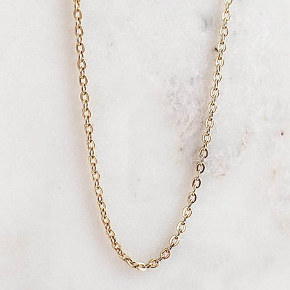 Durable Cable Chain, Necklace for Layering or Hold Pendants 18 inch & 36 inch - TurkishBling