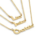 Custom Gold Name Necklace - Personalized Necklace, Nameplate Necklace, Sister Birthday Gift