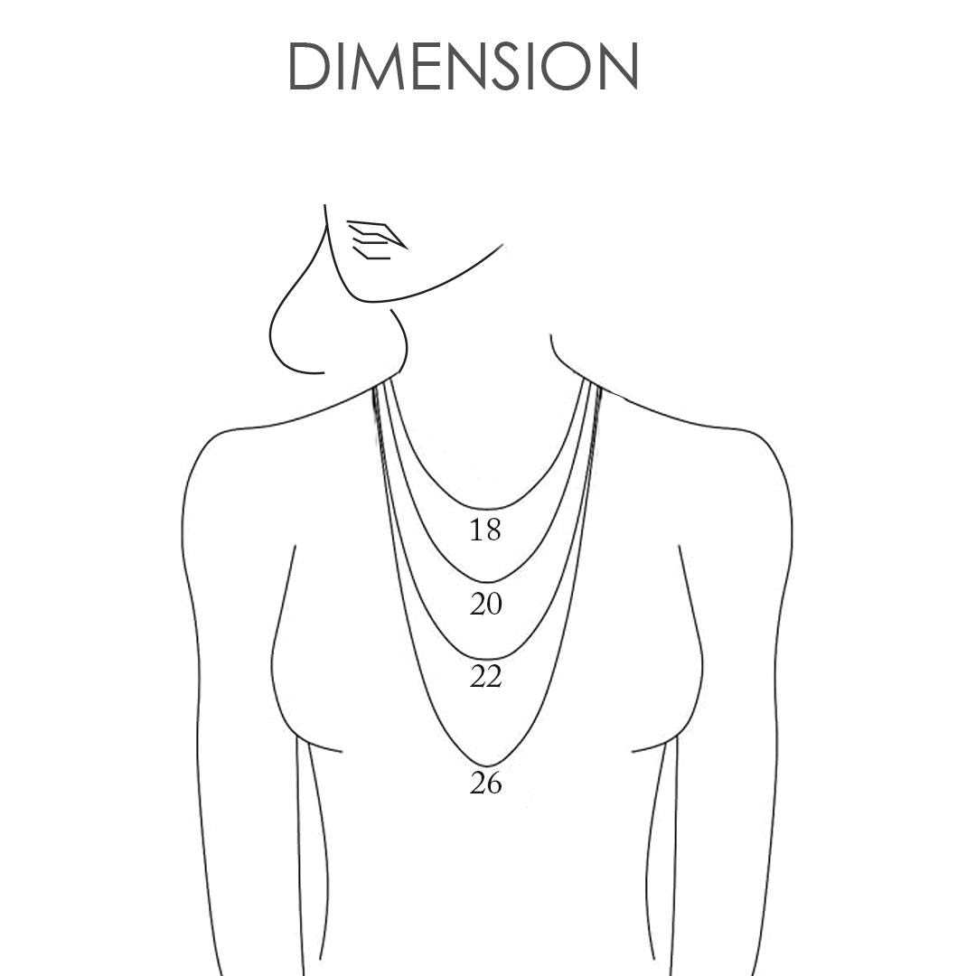 A Unique and Personalized Gift For Your Loved Ones an 18K Gold-Plated Silver Name Necklace