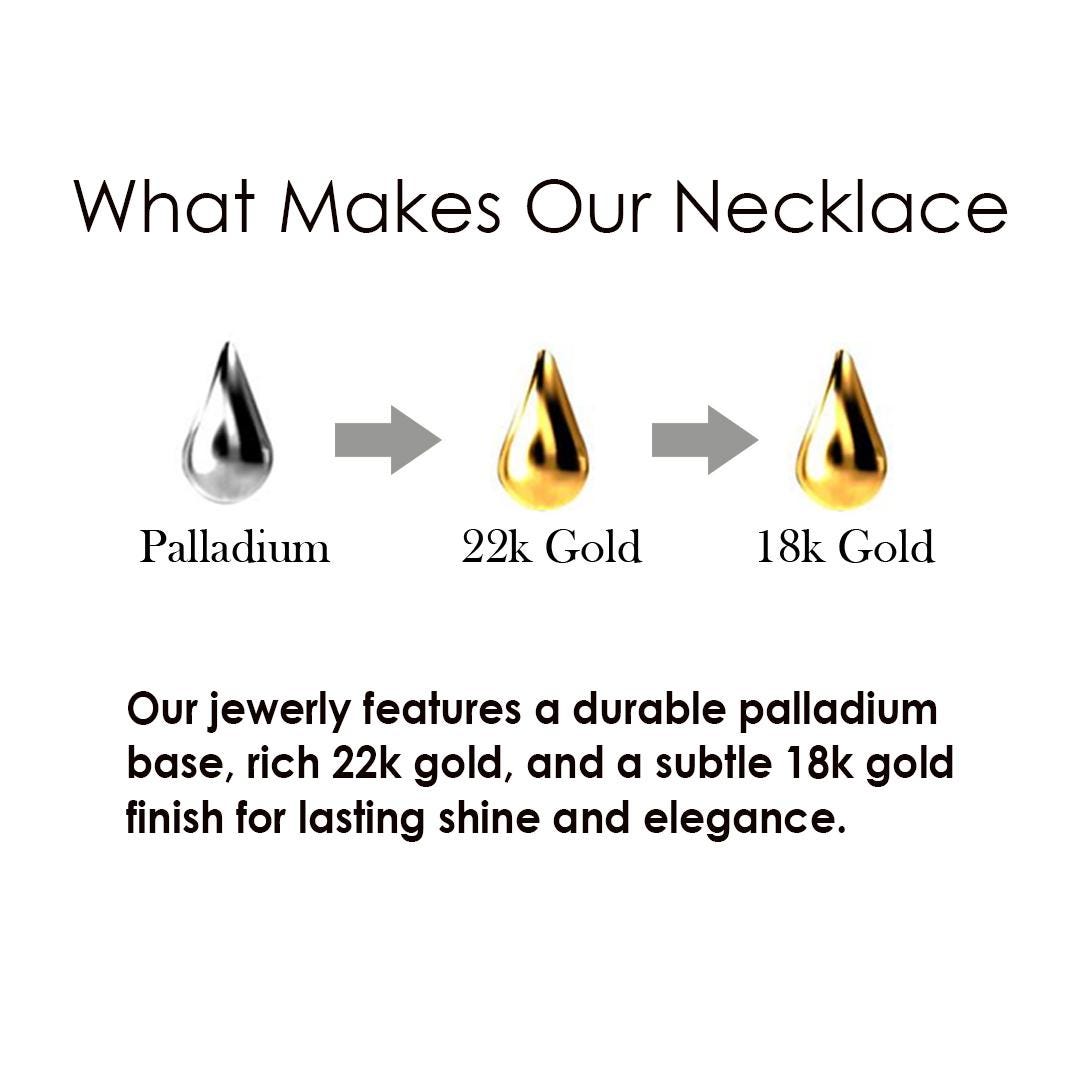 A Unique and Personalized Gift For Your Loved Ones an 18K Gold-Plated Silver Name Necklace