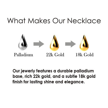 A Unique and Personalized Gift For Your Loved Ones an 18K Gold-Plated Silver Name Necklace