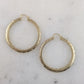 Made to Order Solid 14k Gold Scrollwork Hoop Earrings, Also Available in 10K & 18K Solid Gold