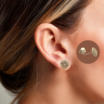 Oversized Earring Backings for Studs – 8mm Secure Sterling Silver