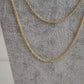 Pretty Cable Chain, Regular Chainmail, Layering, Necklace Stackable, Gold, Extender Chain, Cable Necklace - 18 inch 36 inch