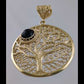 Tree of Life Pendant with Black Onyx – Symbolic Jewelry